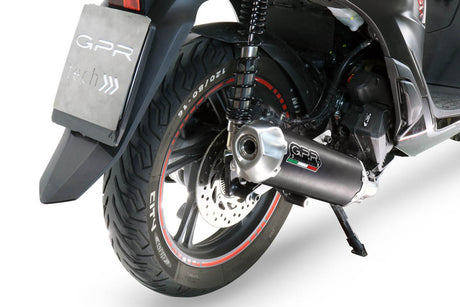 Honda SH150i 2017-2019 GPR Tech 45L Aluminum Top Case, Silver, with roof rack and mounting plate - photo 6