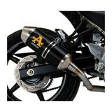 Escape Arrow Race-Tech 71846AON, aluminio oscuro, para Suzuki SV650 2016-2024 