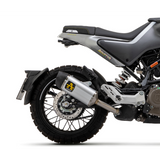 Escape de carrera Indy de aluminio homologado 72631ak Arrow Husqvarna Svartpilen 401 2020-2024 con tubo de conexión soldado