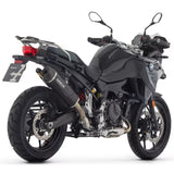 72653AKN Escape deslizante Arrow Indy Race Evo, aluminio oscuro para BMW F900GS y Adv 24-25 