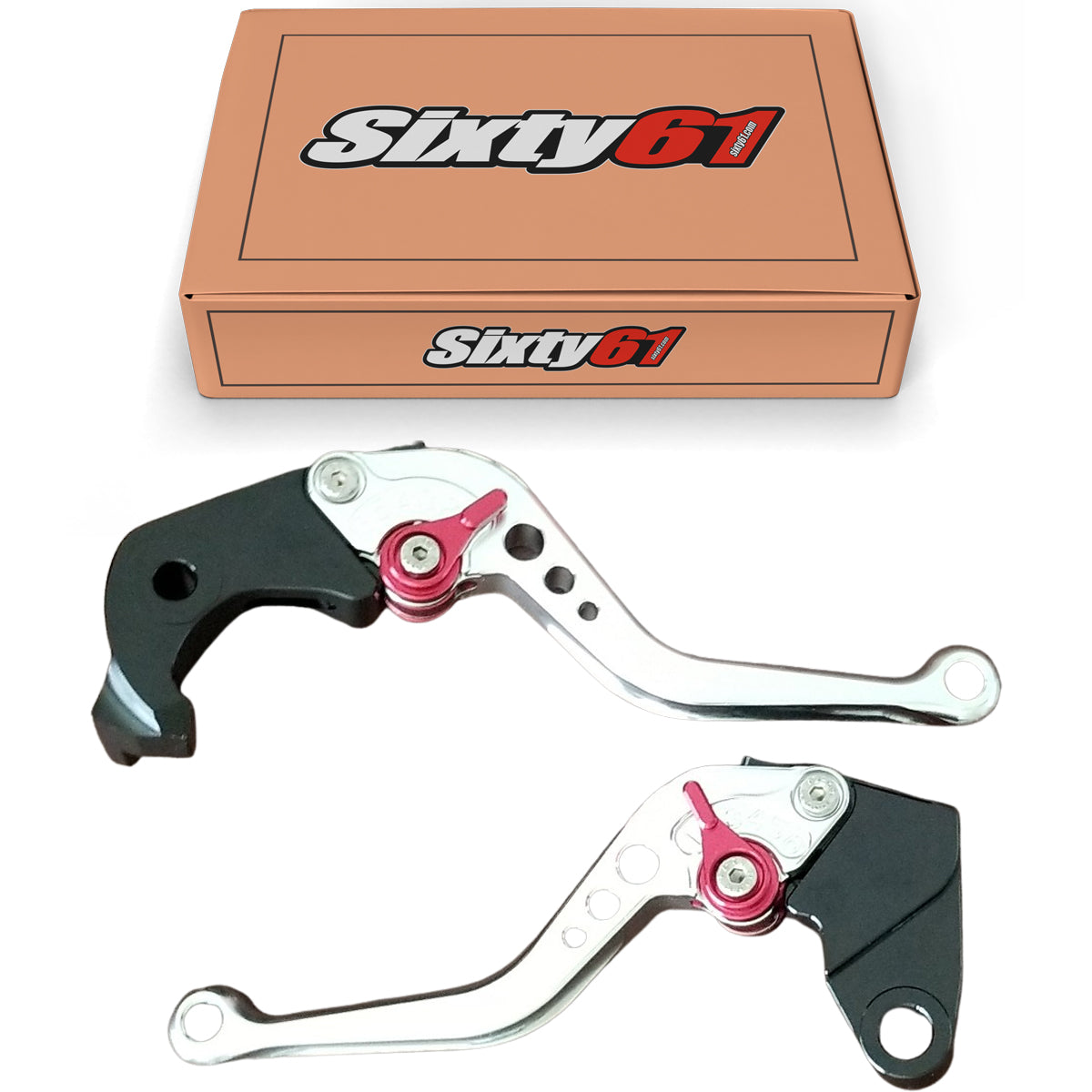 Kawasaki Brake & Clutch Levers, Polished Shorty Adjustable | Sixty61