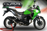 Kawasaki Versys-X 300 2117-2021 Exhaust GPR Slip-on Furore Evo4 Nero