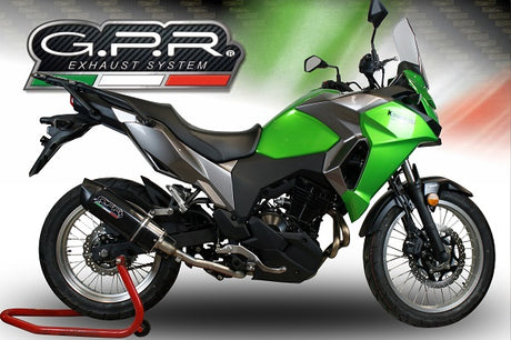 Kawasaki Versys-X 300 2117-2021 Exhaust GPR Slip-on Furore Evo4 Nero