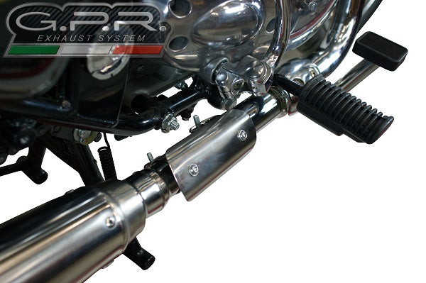 Royal Enfield Classic - Bullet Efi 500 2017-2020  Exhaust GPR Slip-on Satinox 