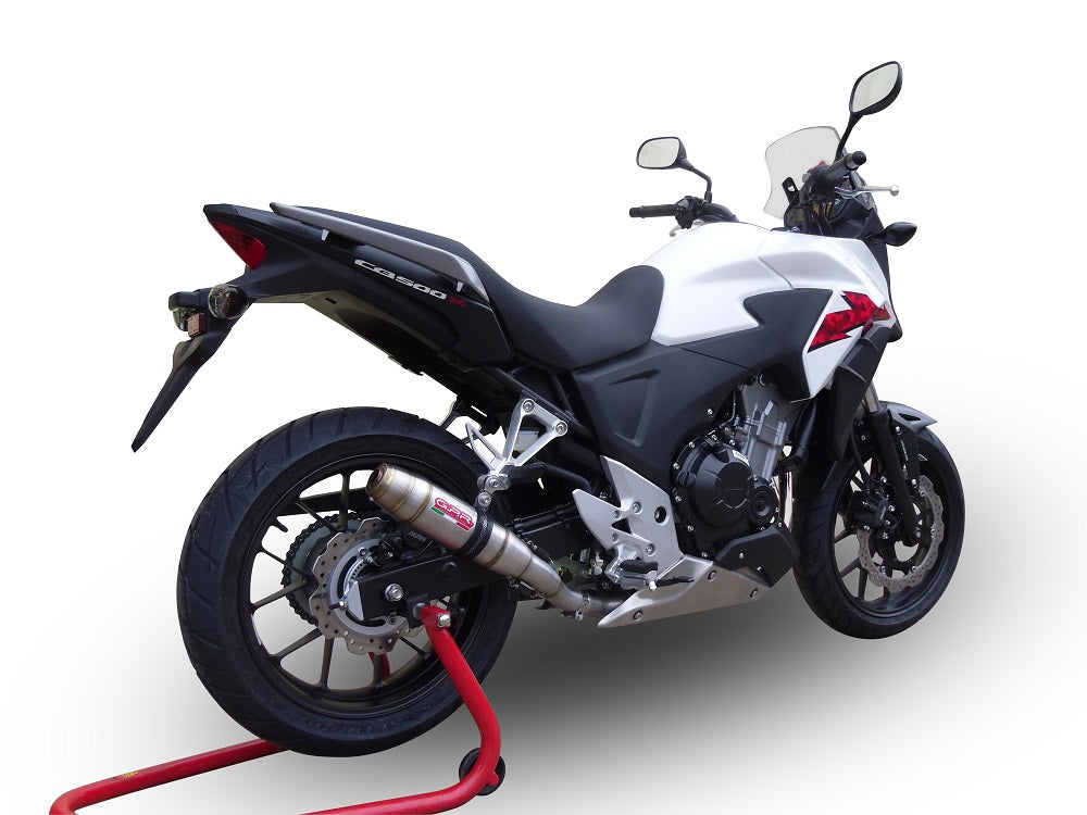 Honda CB400X 2013-2015 Exhaust GPR Slip-on Deeptone Inox