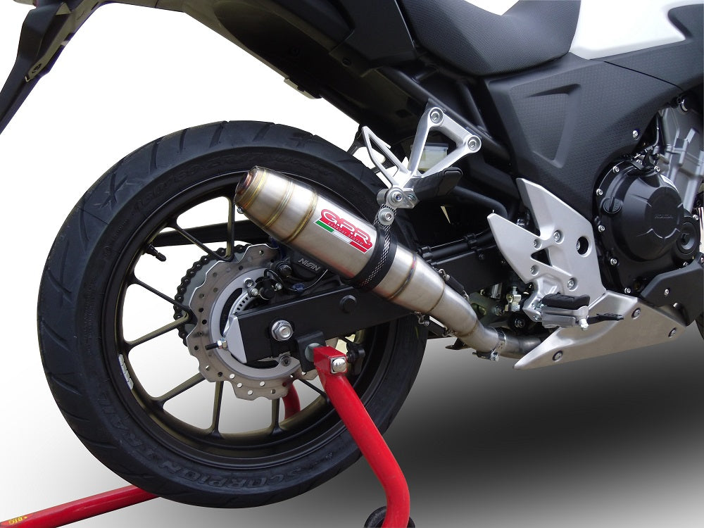 Honda CB400X 2013-2015 Exhaust GPR Slip-on Deeptone Inox