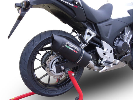 Honda CB400X 2016-2018 Exhaust GPR Slip-on Furore Evo4 Nero