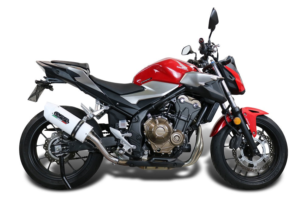 Honda CB500F 2013-2015 Exhaust GPR Slip-on Albus Ceramic