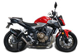 Honda CB500F 2019-2020 Exhaust GPR Slip-on Furore Nero