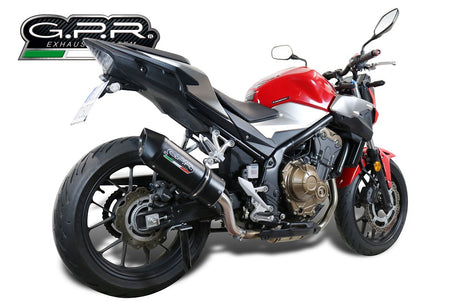 Honda CB500F 2019-2020 Exhaust GPR Slip-on Furore Evo4 Nero