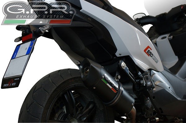 Bmw C650 Sport 2016-2020 Exhaust GPR Slip-on Furore Evo4 Nero