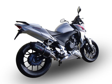 Honda CB500F 2013-2015 Exhaust GPR Slip-on Furore Nero