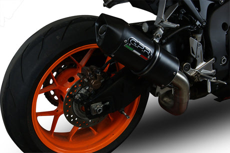 Honda CBR1000RR 2014-2016  Exhaust GPR Slip-on Furore Nero