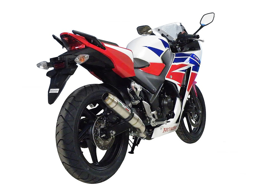 Honda CBR300R 2014-2016 Exhaust GPR Slip-on Deeptone Inox Race - photo 5