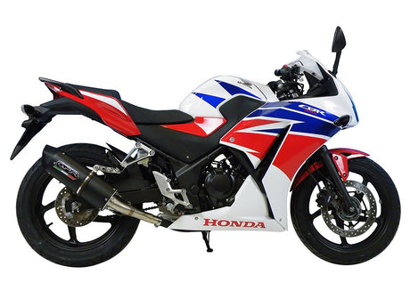 Honda CBR300R 2014-2016 Exhaust GPR Slip-on Furore Nero