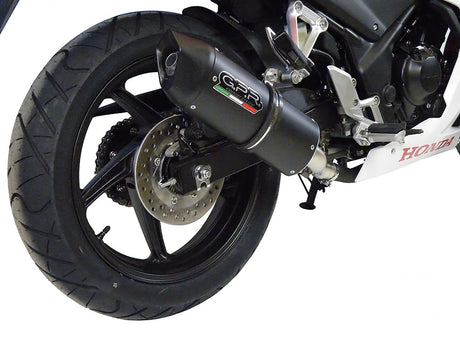Honda CBR300R 2014-2016 Exhaust GPR Slip-on Furore Nero