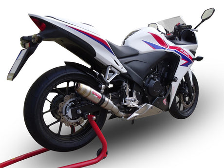 Honda CBR500R 2019-2022 Exhaust GPR Slip-on Deeptone Inox