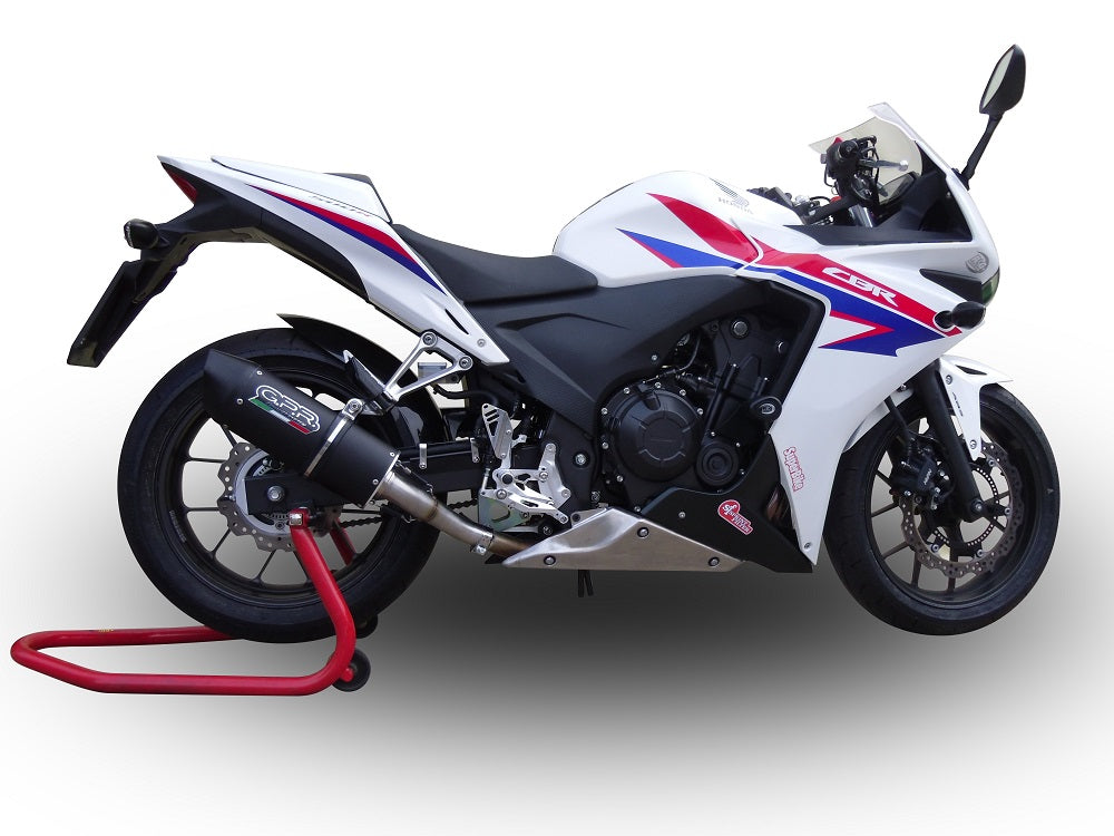 Honda CBR500R 2019-2022 Exhaust GPR Slip-on Furore Nero