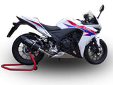 Honda CBR500R 2019-2022 Exhaust GPR Slip-on Furore Nero