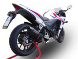 Honda NX500 2024-2025 Exhaust GPR Slip-on Furore Nero