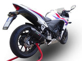 Honda CBR500R 2019-2022 Exhaust GPR Slip-on Furore Nero
