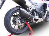 Honda CBR500R 2019-2022 Exhaust GPR Slip-on Furore Nero