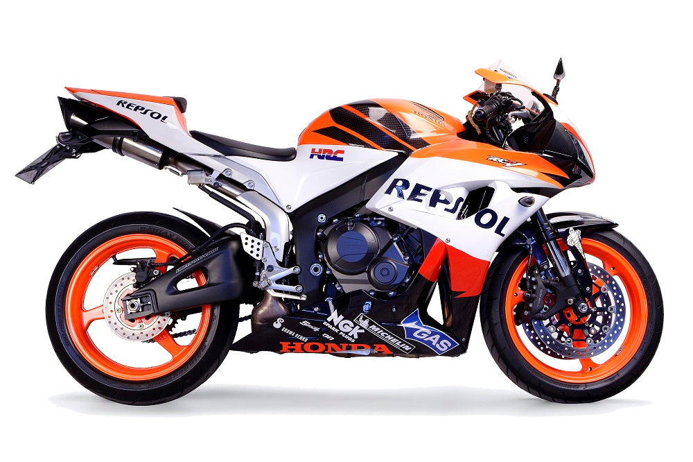 Honda CBR600RR 2003-2004 PC37A Exhaust GPR Slip-on Tiburon Titanium
