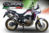 Honda CRF1000L Africa Twin 2015-2017 Exhaust GPR Slip-on Grand Prix Evo Titanium