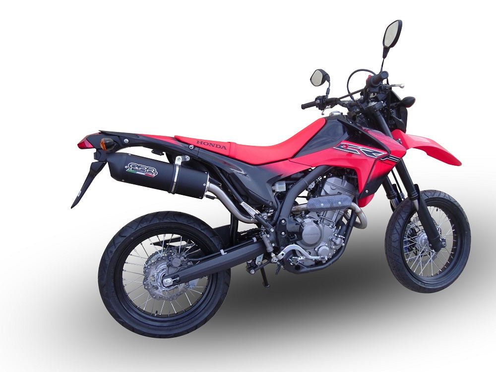 Honda CRF250M 2013-2016 Exhaust GPR Full System Furore Nero