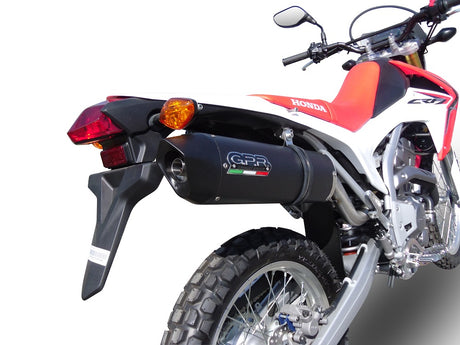 Honda CRF250L 2013-2016  Exhaust GPR Slip-on Furore Nero