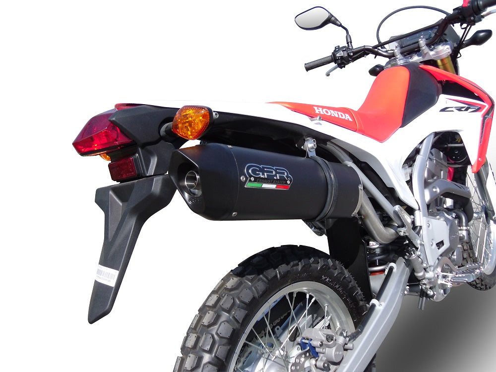 Honda CRF250L 2013-2016  Exhaust GPR Full System Furore Nero