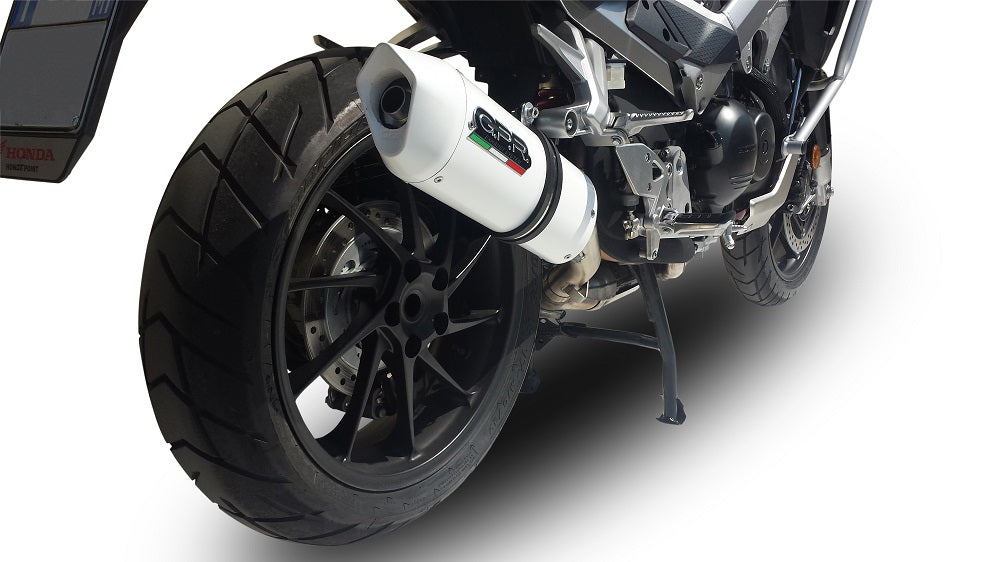 Honda Crossrunner 800 2015-2016  Exhaust GPR Slip-on Albus Ceramic
