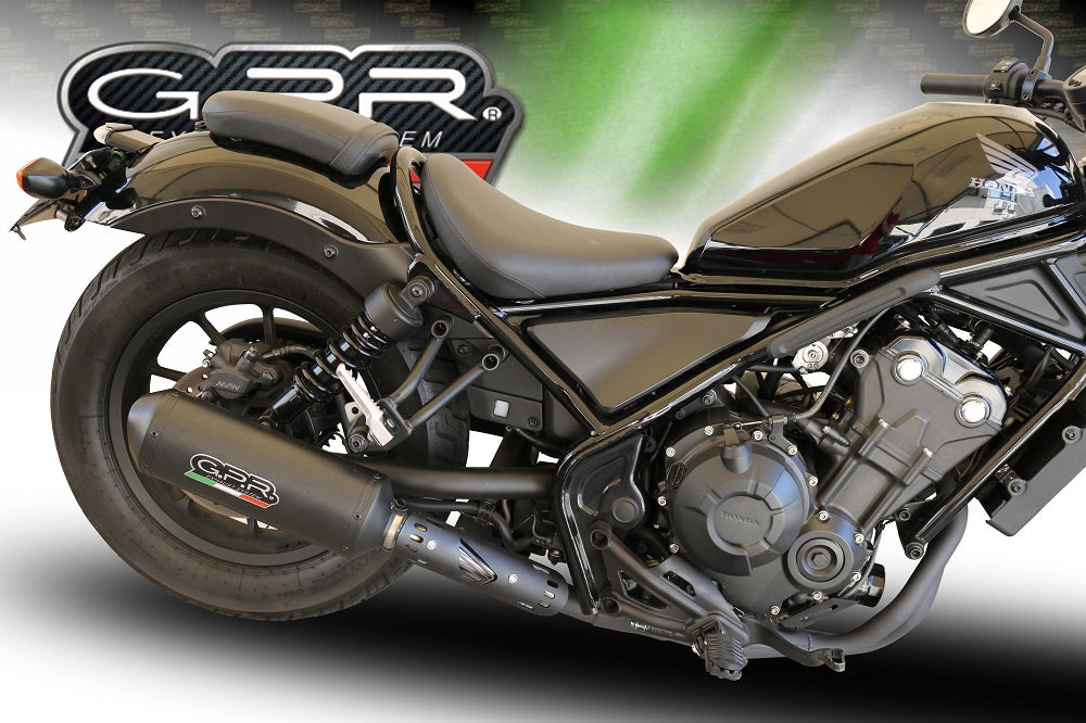 Honda Cmx 500 Rebel 2021-2023 Exhaust GPR Slip-on Ghisa 