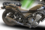 Honda Cmx 500 Rebel 2017-2020 Exhaust GPR Slip-on Ghisa 