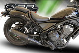Honda Cmx 300 Rebel 2021-2023 Exhaust GPR Slip-on Ghisa 