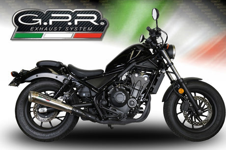 Honda Cmx 500 Rebel 2021-2023 Exhaust GPR Slip-on Powercone Evo