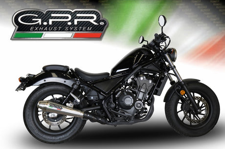 Honda Cmx 300 Rebel 2017-2020 Exhaust GPR Slip-on Ultracone