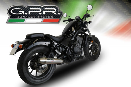 Honda Cmx 300 Rebel 2021-2023 Exhaust GPR Slip-on Ultracone