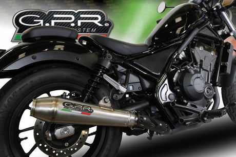 Honda Cmx 500 Rebel 2017-2020 Exhaust GPR Slip-on Ultracone