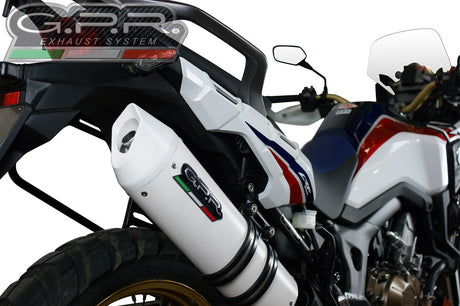 Honda CRF1000L Africa Twin 2015-2017  Exhaust GPR Slip-on Albus Ceramic