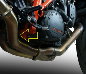KTM 1290 Super Duke R 2014-2016 Exhaust GPR Decat Pipe 304 Stainless Steel - photo 1