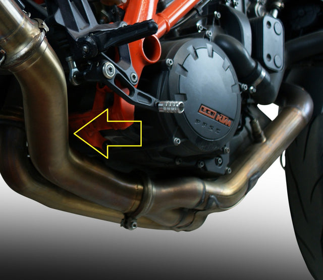 KTM 1290 Super Duke R 2014-2016 Exhaust GPR Decat Pipe 304 Stainless Steel - photo 1