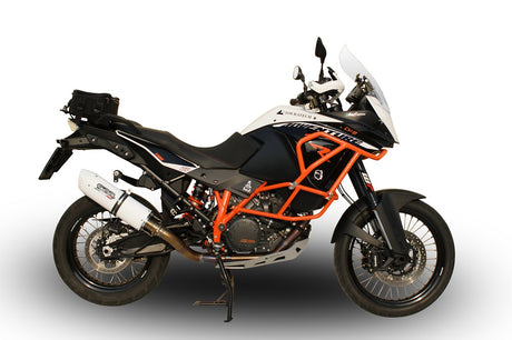 KTM LC8 Adventure 1050 2015-2016  Exhaust GPR Slip-on Albus Ceramic