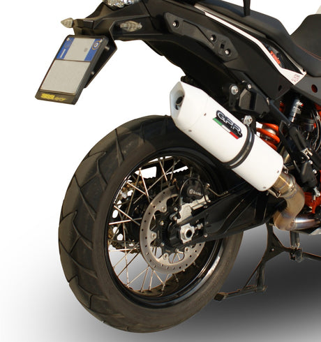 KTM LC8 Adventure 1050 2015-2016  Exhaust GPR Slip-on Albus Ceramic