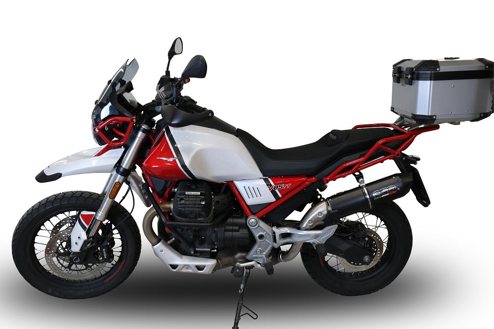 Moto Guzzi V85 TT 2019-2020 Exhaust GPR Slip-on Furore Nero