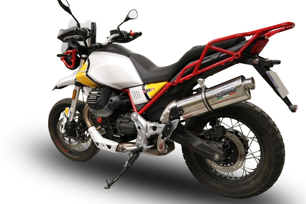 Moto Guzzi V85 TT 2019-2020 Exhaust GPR Slip-on Trioval