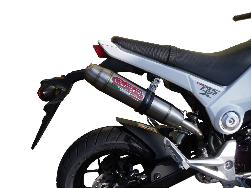 Honda Grom 125 2013-2015 Exhaust GPR Full System Deeptone Inox