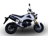 Honda Msx - Grom 125 2013-2017 Exhaust GPR Full System Furore Nero