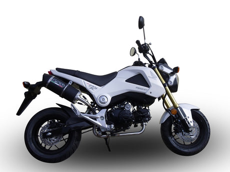Honda Msx - Grom 125 2013-2017 Exhaust GPR Full System Furore Nero