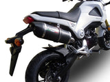 Honda Msx - Grom 125 2018-2020 Exhaust GPR Slip-on Furore Nero